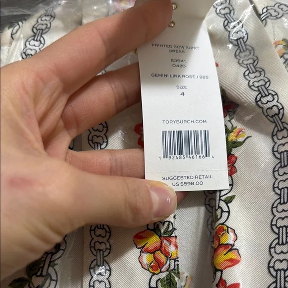 Tory Burch Floral Chain Print Dress